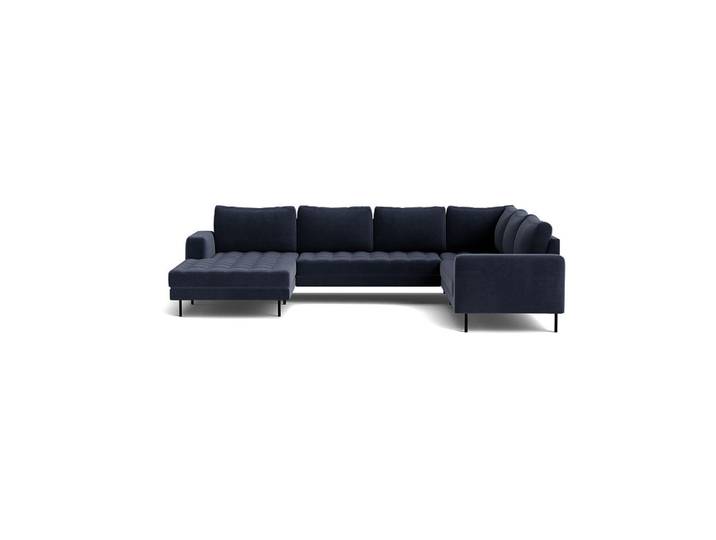 Rouge U-Form Sofa, links