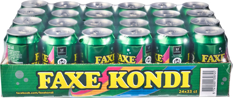 Faxe Kondi Citron & Citron Vert - 24 x 0,33 L