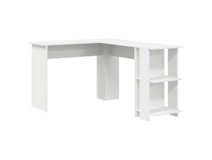 Remise Bureau Informatique - Blanc - Bureau d'angle - Blanc - Bois d'ingénierie - 140x113 5x75cm_bdw14l