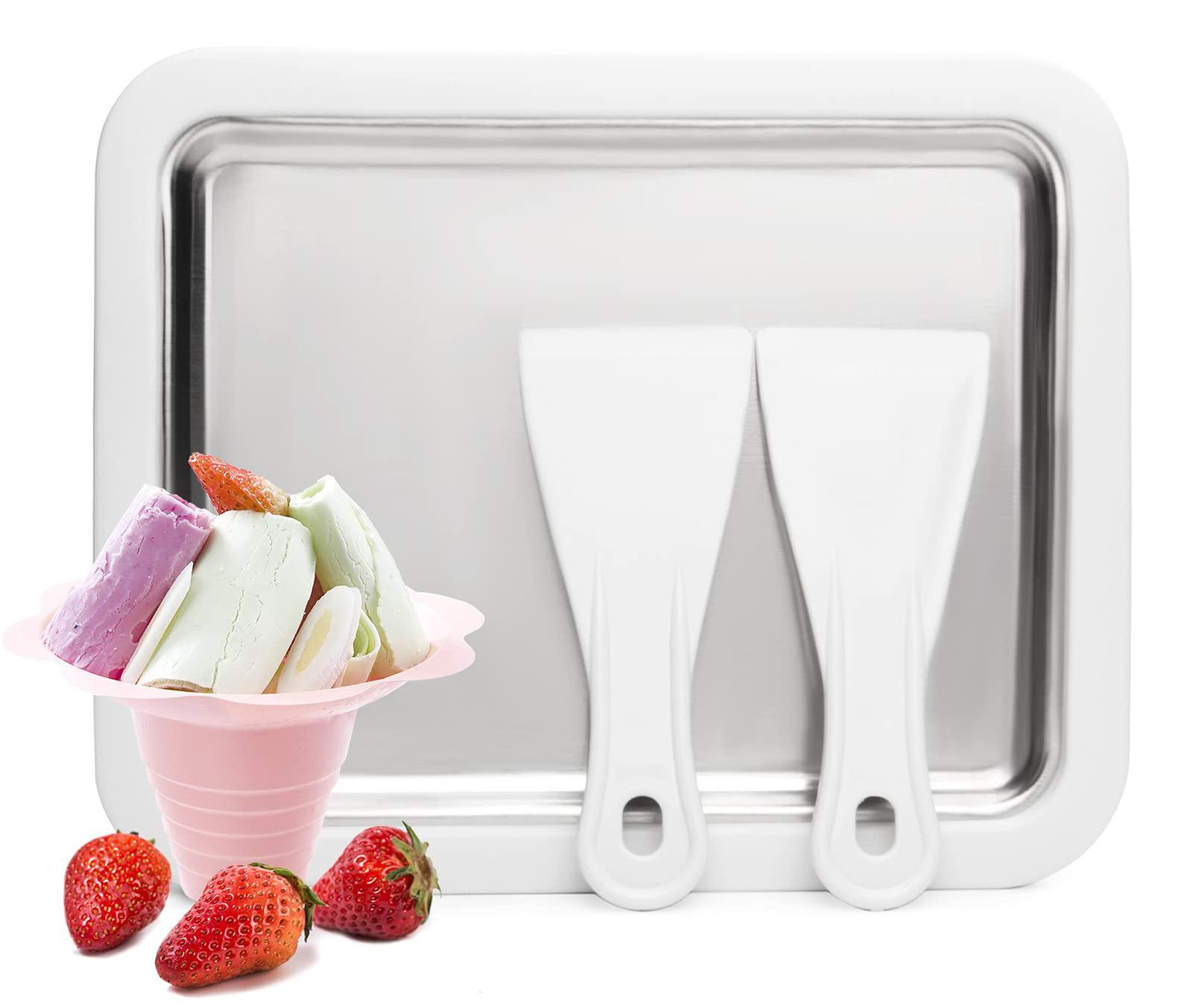 Selius IJsschep Instant IJs Maker - Wit - 425 g Capaciteit - Voor Zelfgemaakt IJs En Frozen Yoghurt