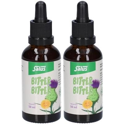 Salus Bitter Tropfen alkoholhaltig Bio 2x 2x50 ml zum Einnehmen