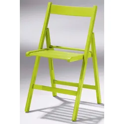 4er-Set Klappstuhl Libro Holz Grün