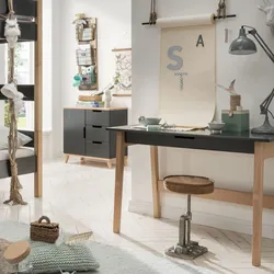 INFANSKIDS »Infanscolor« Kinderzimmer Schreibtisch anthrazit