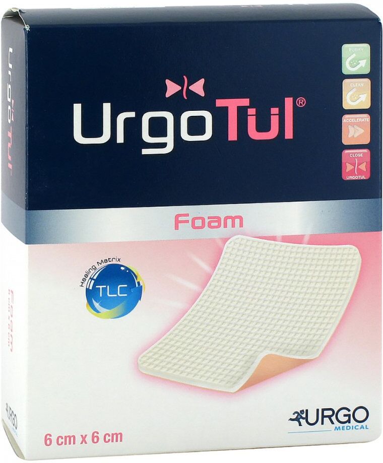 Urgotül Foam 6x6 cm Verband 10stk
