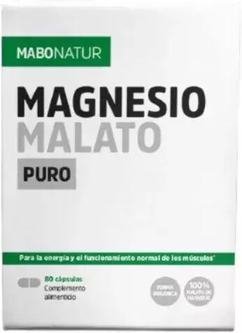 Mabonatur Pure Magnesium Malate 80 Capsules