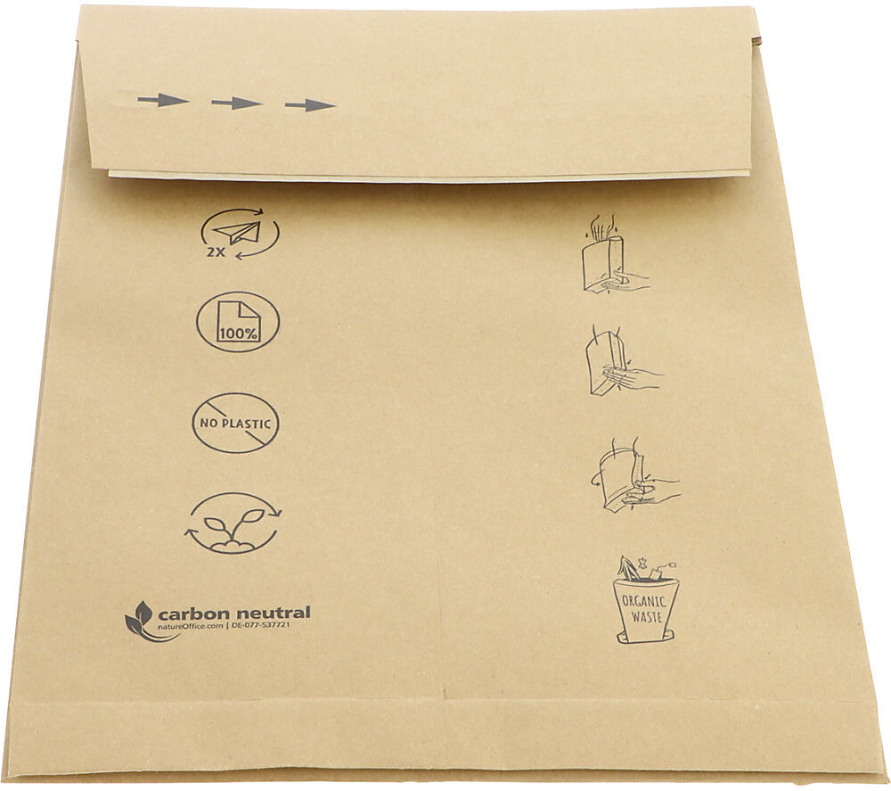 kaiserkraft Versandtasche, nassfest DEBAPOST®, retourengeeignet, VE 100 Stk, LxB 353 x 250 mm, ab 5 VE