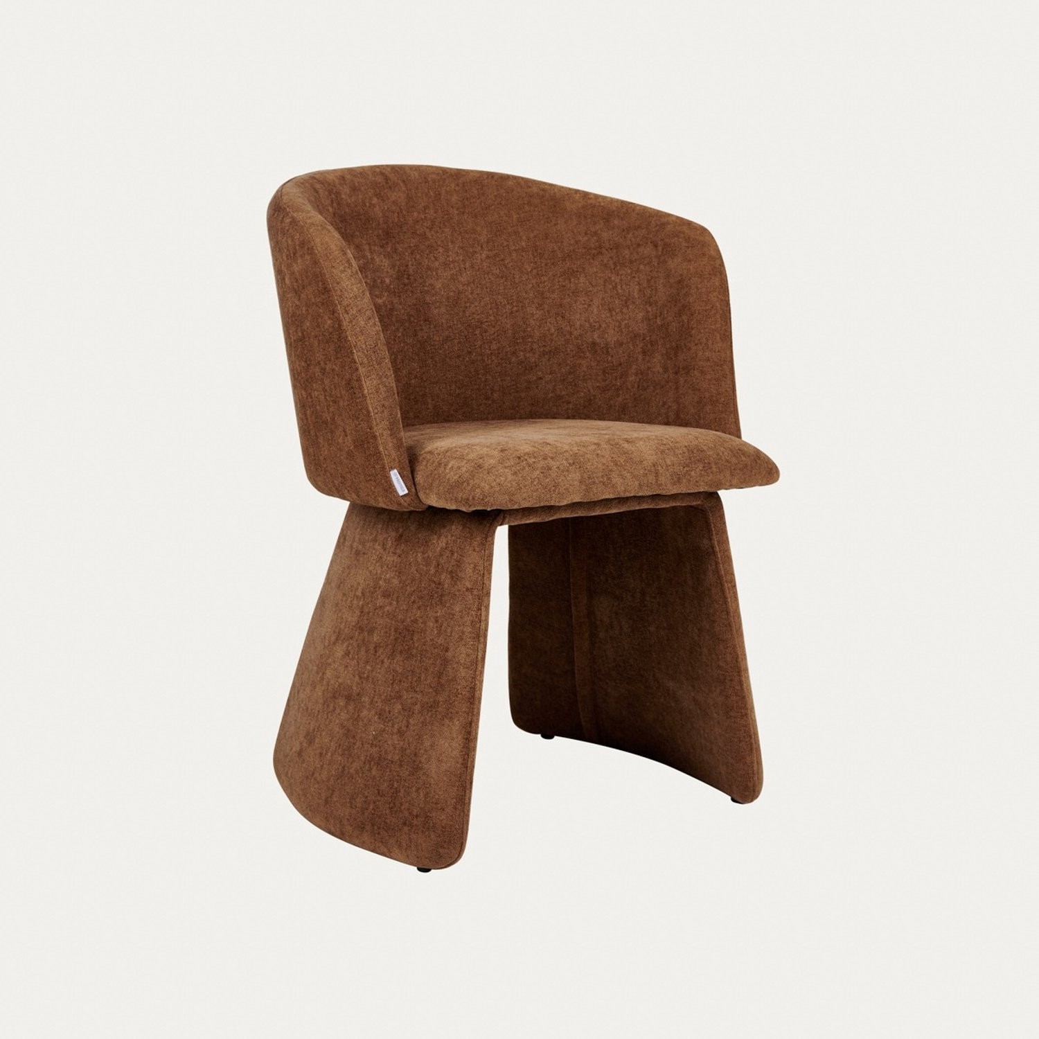 Homla VELARIO stoel met armleuningen - bruin - B: 59,5 cm, D: 60,5 cm, H: 79 cm