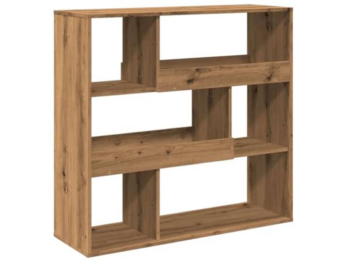 HGFDVCMR Raumteiler Artisan-Eiche 100x33x94,5 cm Holzwerkstoff Regal Vielseitige Bürotrennwand und Stehregal für Wohnzimmer oder Büro mit 6 Fächern in Artisan-Eiche-Optik.