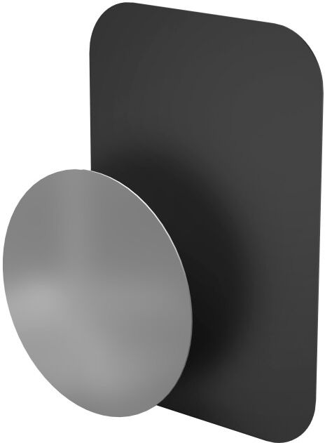Hama Handy-Halterung "Ersatz-Metallplatten für Auto-Handyhalterung "Magnet", schwarz, B:9cm H:19,5cm T:1cm, Gerätehalterungen, Handy-Halterung