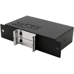 Exsys USB 2.0 HUB 4-Port extern DIN-RAIL DIN-RAIL Kit (USB-B, 4 Ports), Dockingstation + USB Hub, Schwarz