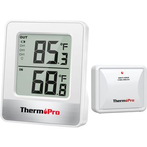 ThermoPro Thermometer TP200C, mit LC-Display, digital, -50 bis 70°C, 150m Funksensor, für innen & außen