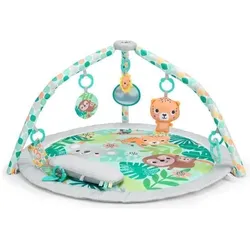 Bright Starts, Krabbeldecke + Spielbogen, Faltbare, wandelbare Babyspielmatte – Tropischer Regenwald