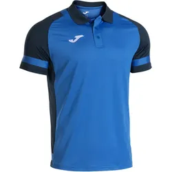JOMA Lider Poloshirt Kinder 703 - royalblau/marineblau 104