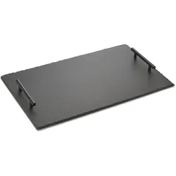 6x GN Naturschieferplatte mit Griffen 1/1 SLATE LINE, Naturschiefer