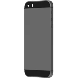 Clappio Gehäuse + Akkudeckel Ersatzteil (Apple iPhone SE), Mobilgerät Ersatzteile, Schwarz
