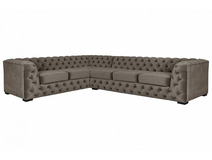 Home affaire Chesterfield-Sofa KALINA L-Form, hochwertig Chesterfield-Ausführung