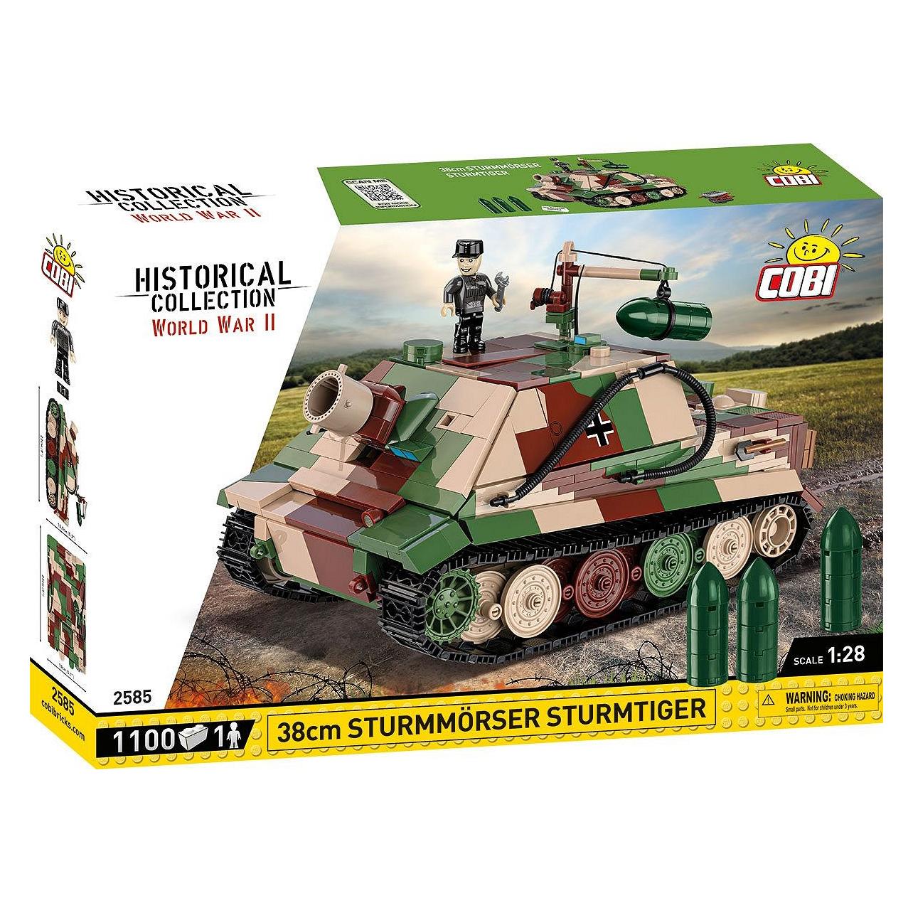 Cobi Historical Collection World War II 2585 Sturmmorser Tiger (COBI-2585)