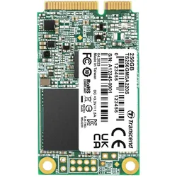 Transcend SSD 256GB MSA220S mSATA 3D NAND, SATA3 (256 GB, mSATA), SSD
