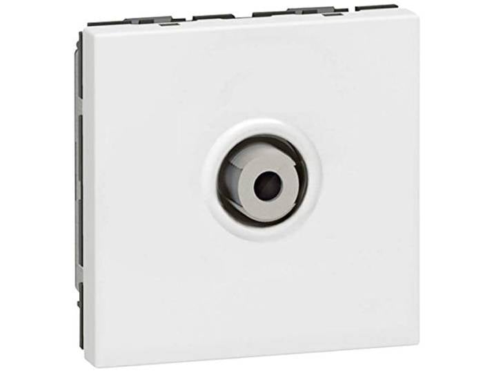 Legrand 078780 Mosaic Télévision Prise\, Type F\, 2 Modules\, Blanc