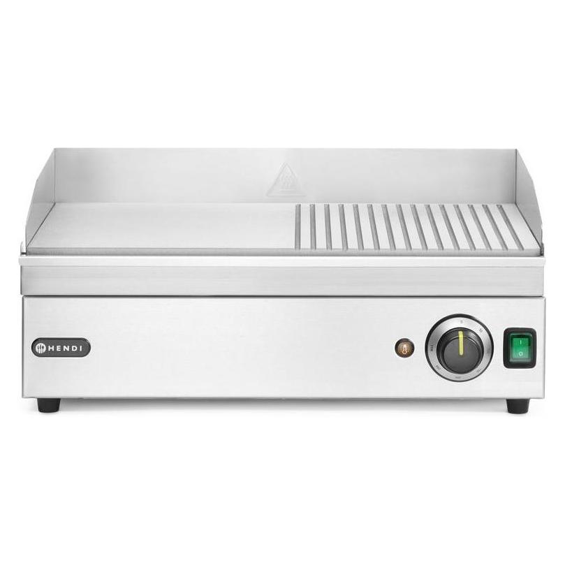 Hendi Grillplatte halb gerillt Kitchen Line (2.40 kW) (154946)