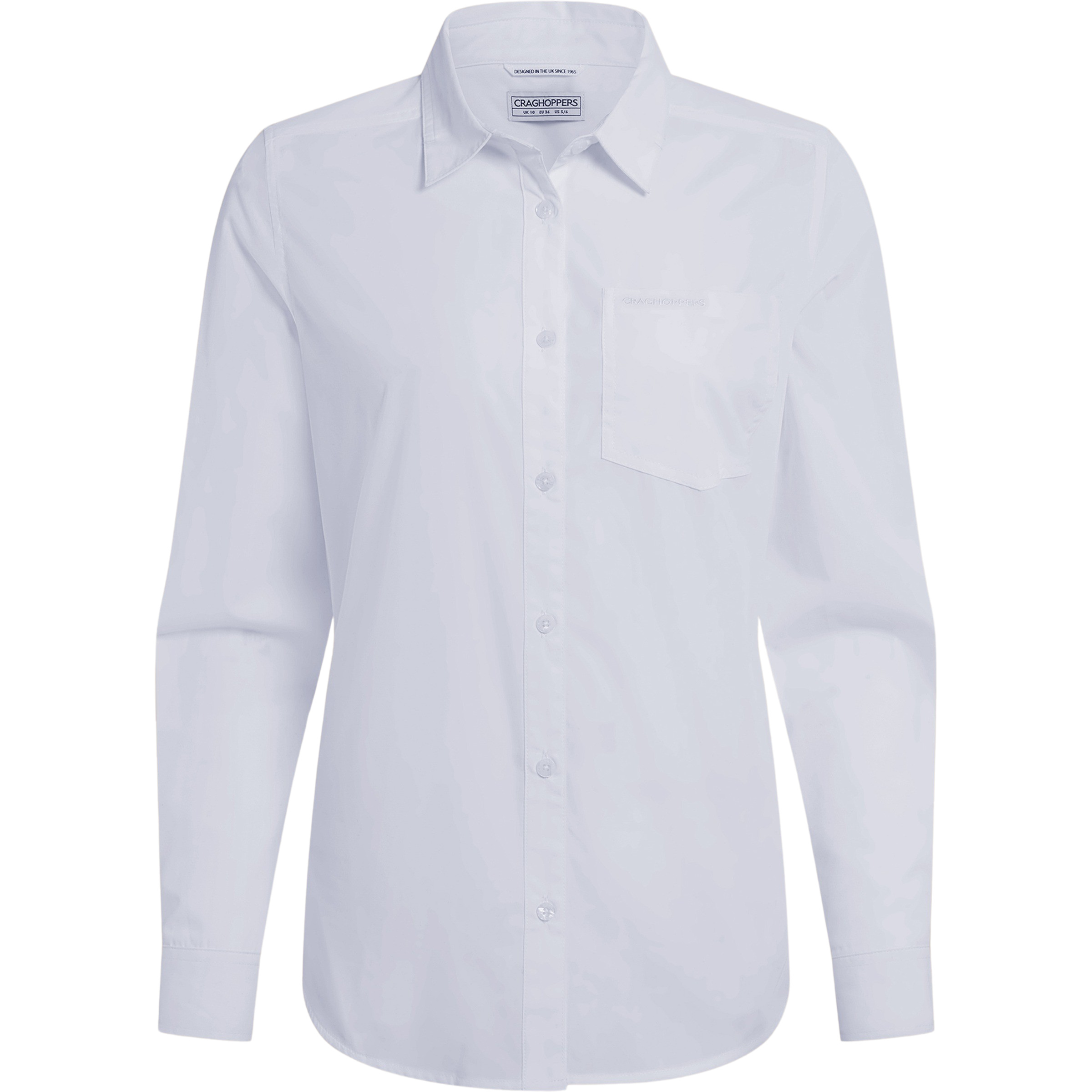 Craghoppers Kiwi III Damen Blusen weiss Größe XS Camping Hautfreundlich