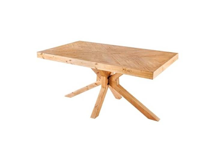 Esstisch MOSAIK 160cm - natur - Pinienholz - stabile Konstruktion robust 6 Sitzplätze, hochwertig, langlebig, individuelle Maserung, höhenverstellbare Füße, Holzgestell