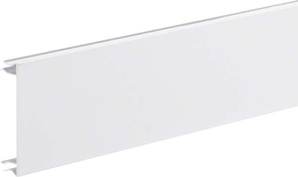 Hager BRA08029016 Aluminium Afdekplaat, Wit, 80 mm