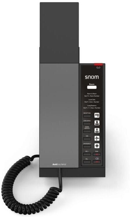 Snom HD340A Téléphone analogique hôtel Téléphone analogique professionnel fiable, simple à utiliser et facile à intégrer aux systèmes existants, conçu