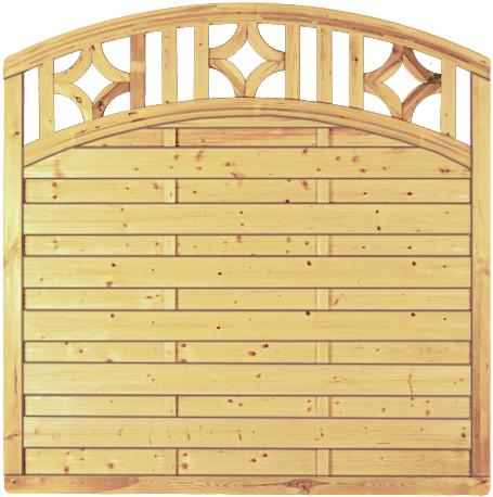 TETZNERJENT Antikzaun-Serie Doppelbogen 180 x 180/160 cm Hochbogen 08436367