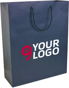 Shopper MoLa carta laminata opaca 45x49x15 cm base rinforzata Personalizzate o neutre