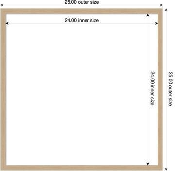 Amanti Art Emery Framed Dry Erase Magnetic Board
