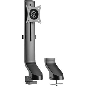 LogiLink Monitorhalterung BP0161, VESA 75x75 & 100x100 mm, für Tisch, höhenverstellbar, drehbar, bis 27 Zoll, 1 Monitor