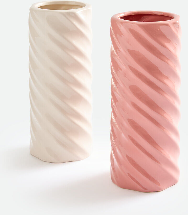 LA REDOUTE INTERIEURS Vase torsadé, en céramique, hauteur 27 cm, DEHEN
