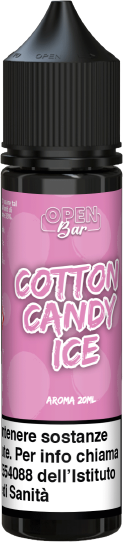 Open Bar Cotton Candy Ice Liquido Shot 20ml Zucchero Filato Ghiaccio