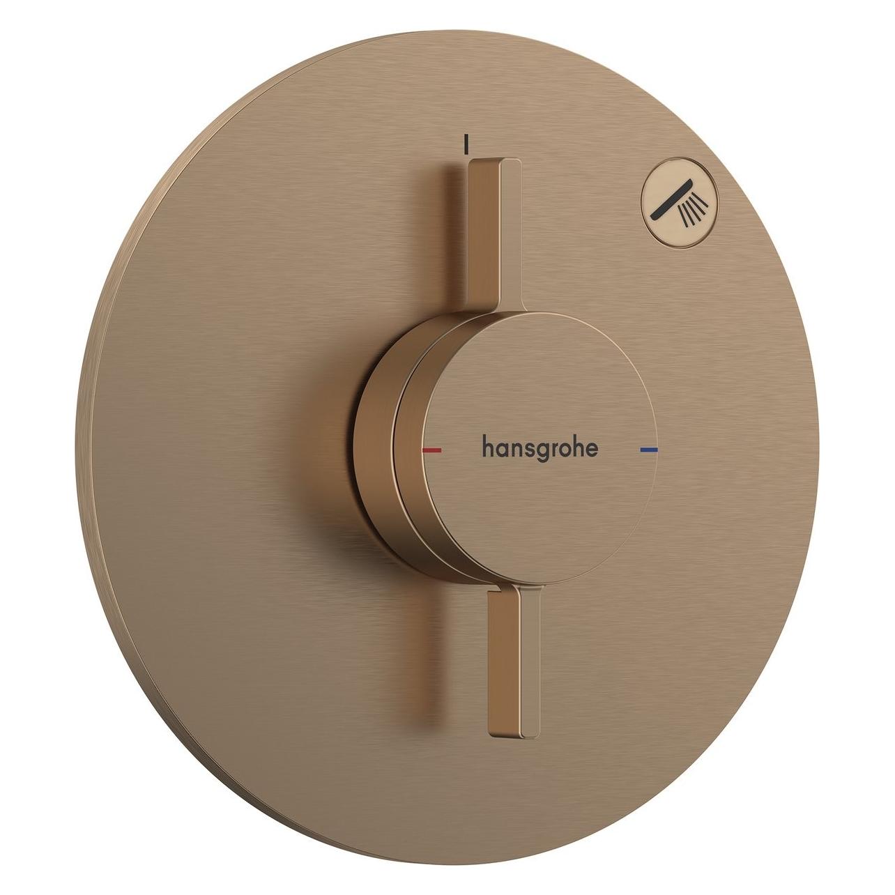 hansgrohe DuoTurn S Mischer, Unterputz, 1 Verbraucher, runde Rosette, 75618 (75618140)