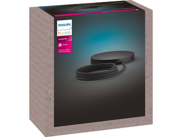 Philips Hue Hue Perifo Verlängerungskabel und Baldachin schwarz - Material: Kunststoff