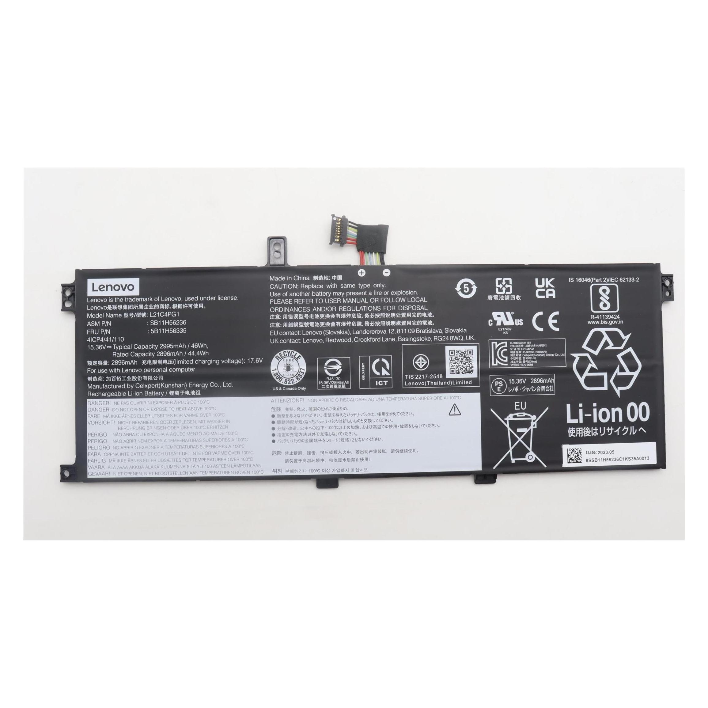 Lenovo Battery (4 Zellen, 2995 mAh) (5B11H56335)
