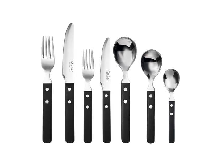 Robert Welch Trattoria Besteckset 56 Teile Schwarz