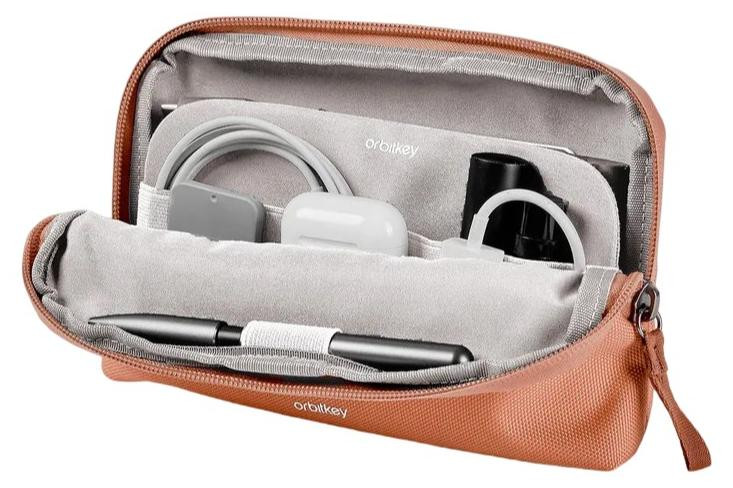 Orbitkey Desk Pouch - Elektronische accessoiretas, roze