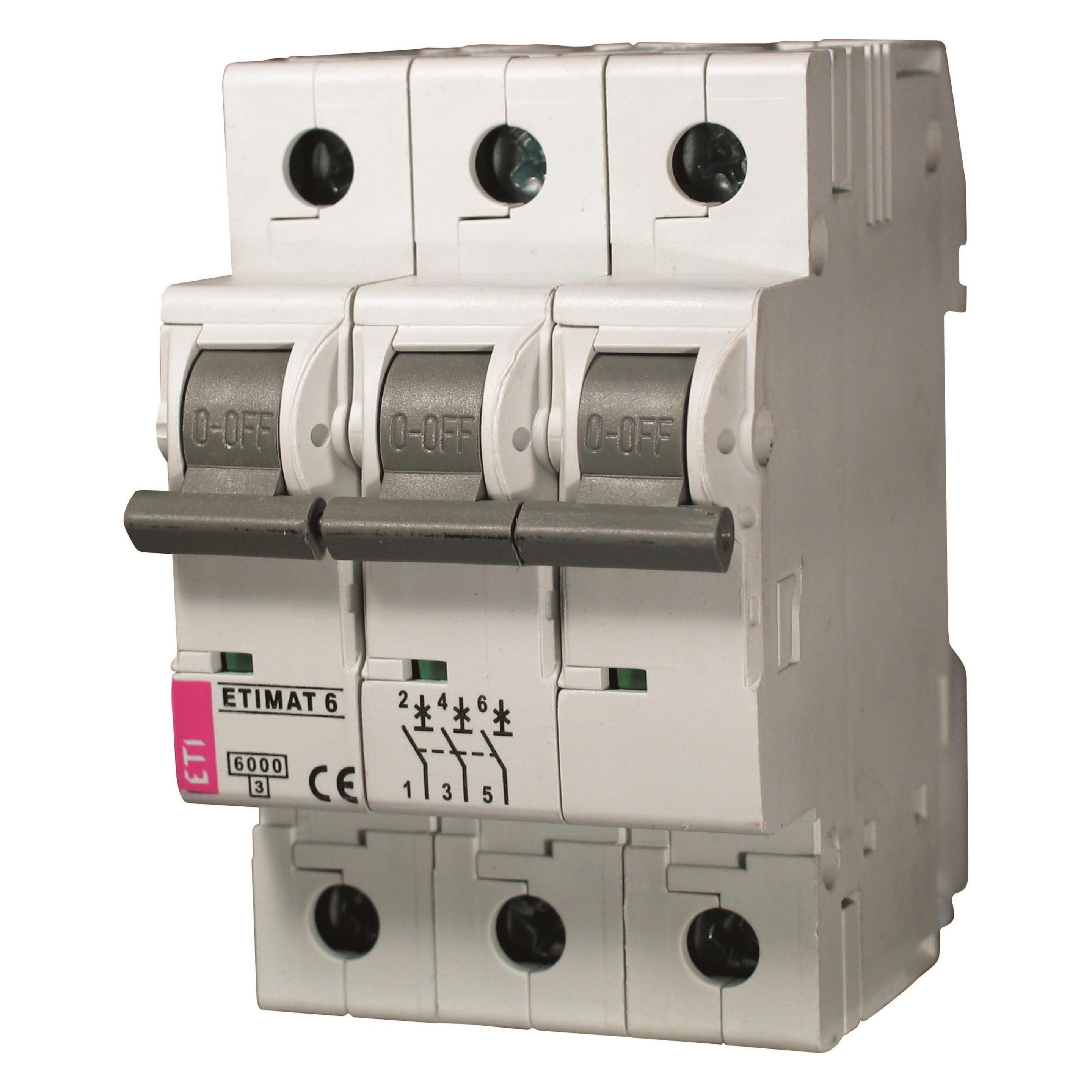 Eti Polam Leistungsschalter ETIMAT 6 3p 6kA B20 - 002115517 (002115517)