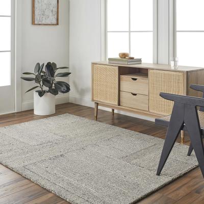 Livabliss Wazney Handmade Wool Farmhouse Area Rug