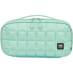 HORI SWITCH 2/SWITCH Borsa Imbottita Puff Pouch Verde (Switch, Switch 2, Switch OLED), Weiteres Gaming Zubehör, Grün