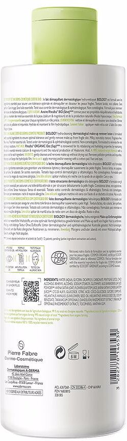 A-Derma Biology leche desmaquillante dermatológica 400 ml