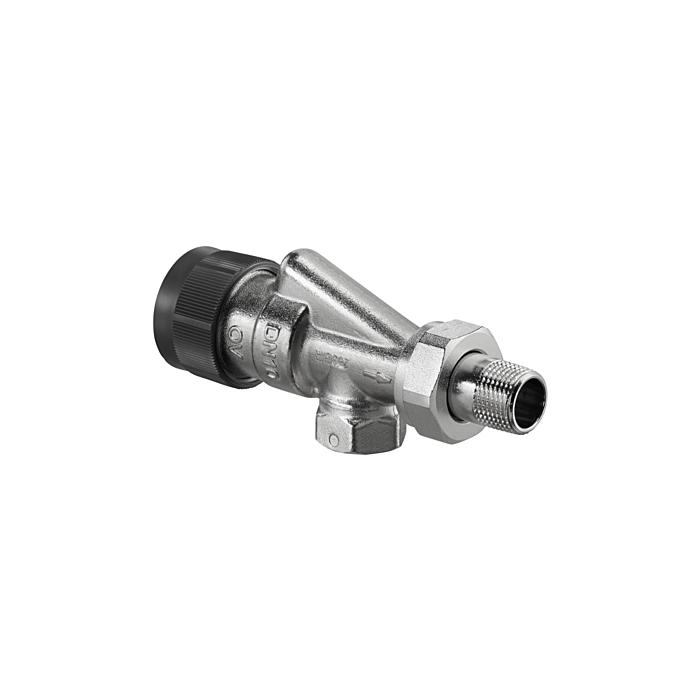 Oventrop Baureihe A Vorlauf-Axialventil 1181404 DN 15, Messing vernickelt