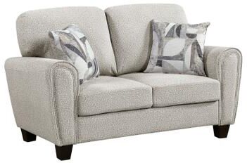 Fremont & Park "Ravenna 62.5"" Chenille Living Room 2-Seater Loveseat with Decor Pillow"