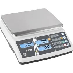 Kern, Feinwaage, Preisrechnende Waage Max 6 kg 15 kg e=0,002 kg 0,005 kg d=0,002...