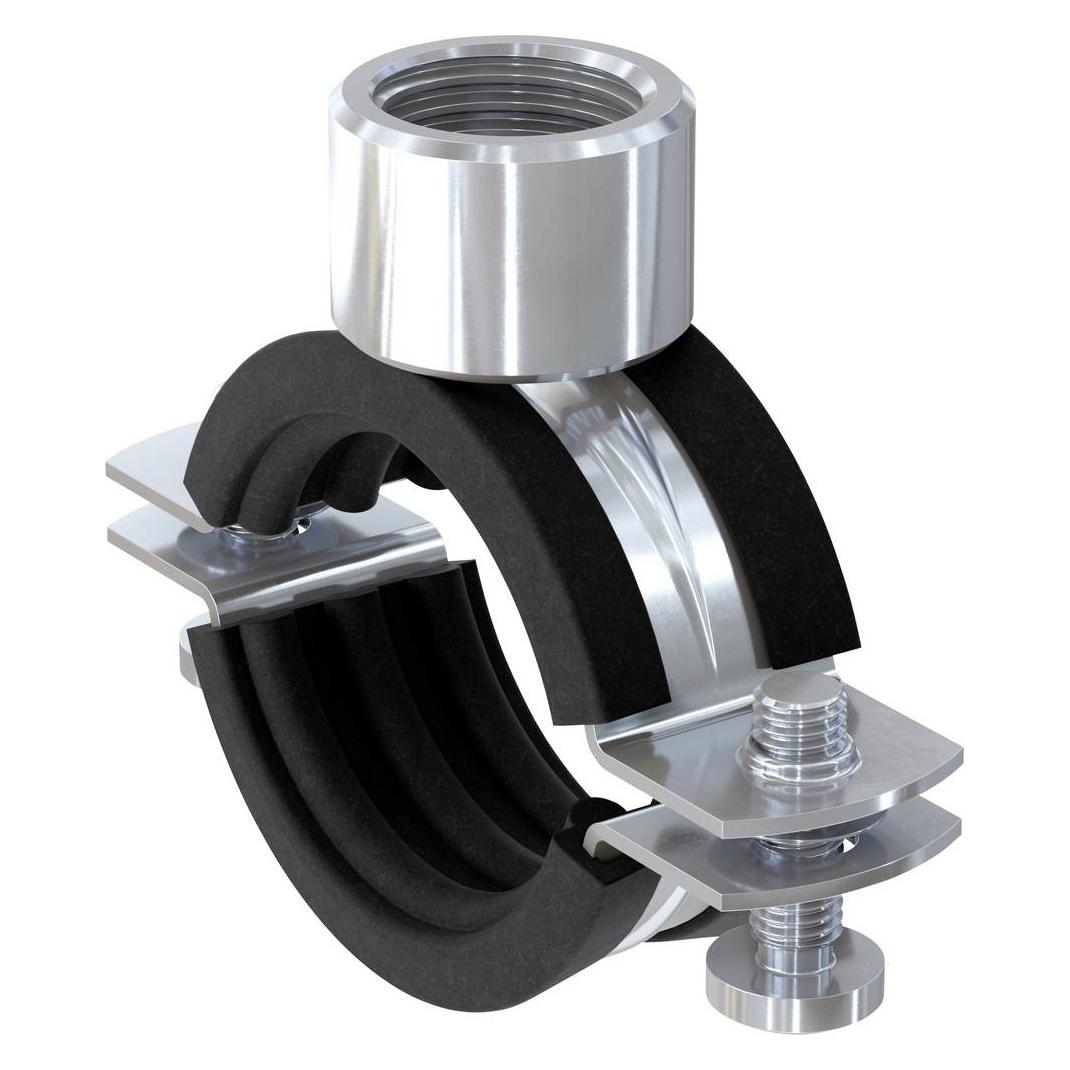 Fischer 577182 Rohrschelle Rohrschelle FRS Zoll 28-28, 1/2", zweischraub (50 Stk.) (577182)