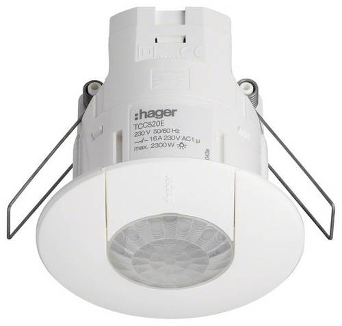 Hager TCC520E Präsenzmelder Reichweite max. (im Freifeld) 7m
