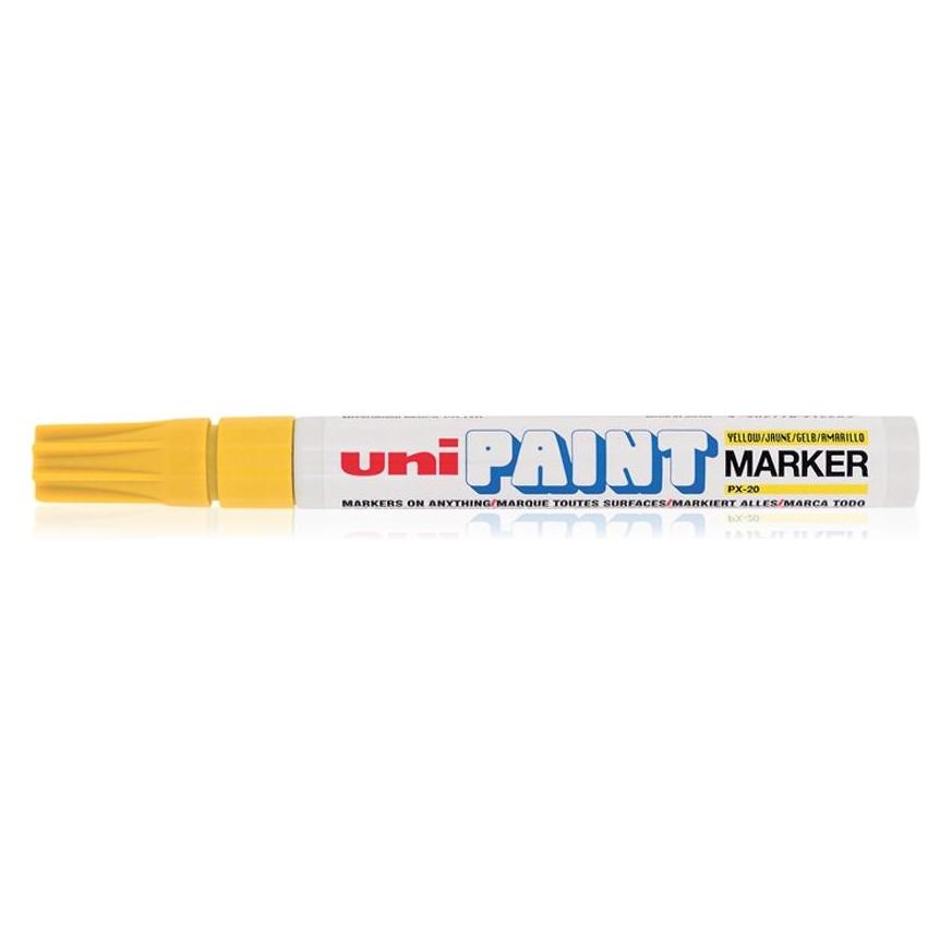 Uni-ball Permanent-Marker PAINT (PX-20), gelb (1x) (PX-20 J)