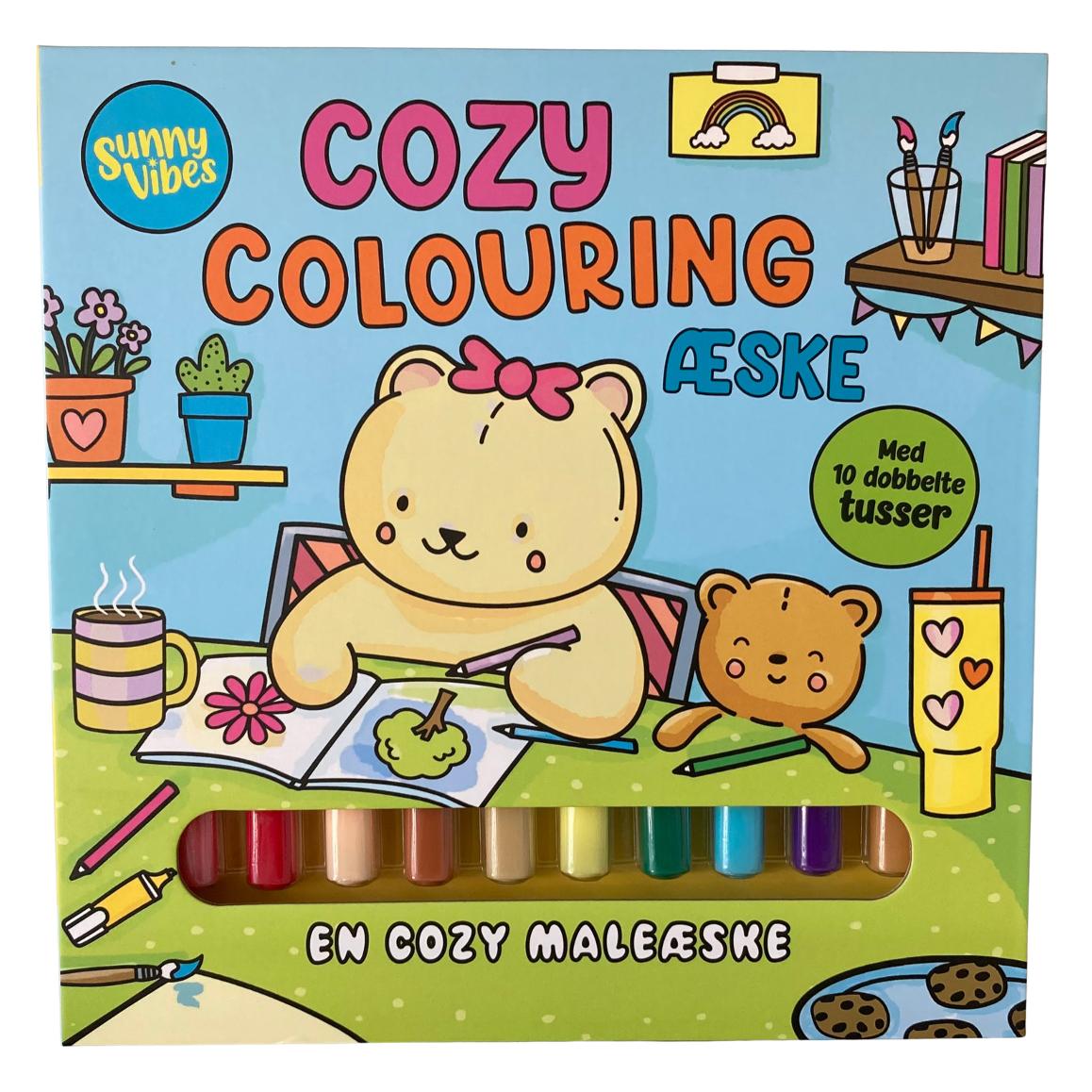 Forlaget Tukan Cozy Coloring - Sunny Vibes: Cozy Colouring box (1312113)